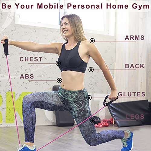 Resistance Bands with Handles - 30lbs Green Exercise Band