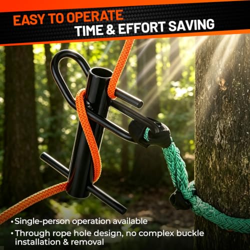 Meyoppm Tree Port A Wrap - Heavy-Duty Steel Tree Saving Wraps, Portable & Durable