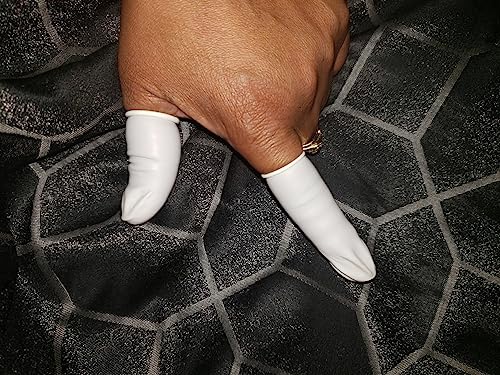 Disposable Latex Finger Cots - Medium Size, 330 Pack