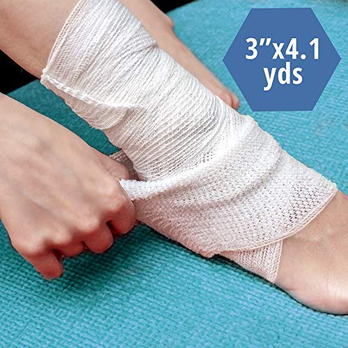 Sterile Stretch Gauze Bandage - Latex-Free, 3x147.6 Inch, 12-Pack