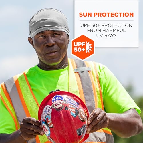 Cooling Headband with Moisture Wicking & UPF 50+ Sun Protection - Gray