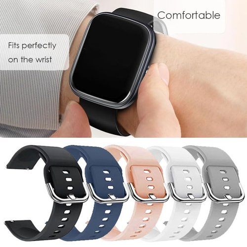 Xininyia Compatible for Cosmo Jrtrack 5 Smart Watch Bands, Soft Silicone Adjustable Straps Wristband Replacement bands(8-PACK