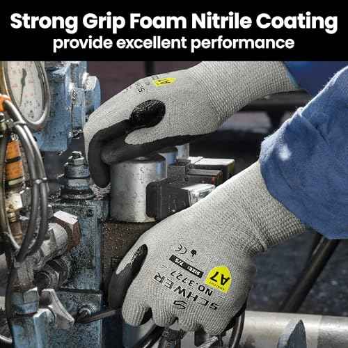 3 Pairs High Level Cut Resistant Work Gloves for High Risk Work, ANSI A7 Cutting Gloves with Reinforced Thumb, Used for WoodWorking, Construction, Non Slip, Durable, Breathable & Cool, S, PR3727