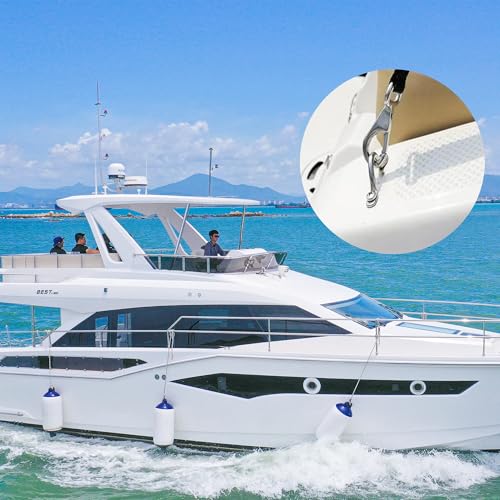 Stainless Steel Bimini Top Hardware - 10 Pad Eye Straps with Screws