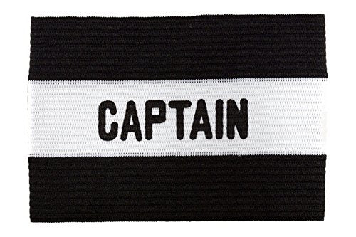 Captain Armband - Black 3 1/2" Wide Fits Most Adults