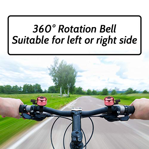 Bicycle Handlebar Bell with Crisp Sound - Pink