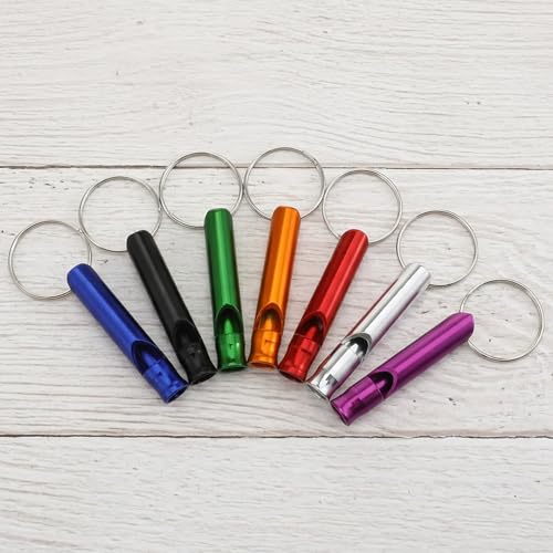 Emergency Whistle Keychain - 21 Pack Survival Whistles