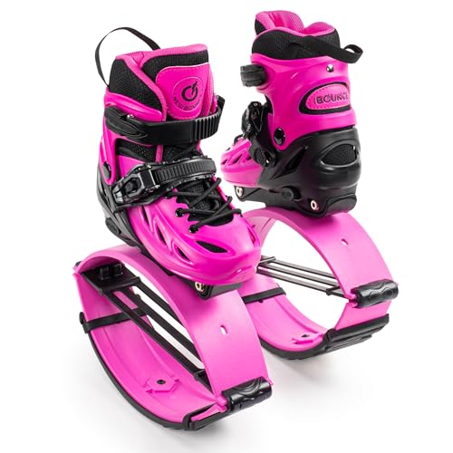 Jumping Shoes for Kids - Pink Moon Boots, Small (31-34 EU)