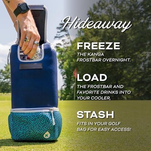 Golf Bag Cooler - Insulated Soft Sided Cooler Bag - Midnight - Holds 6 Cans