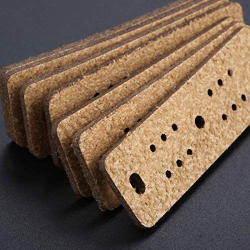 5 Pack Light Soft Microfiber Leather Slingshot Pouches - Brown