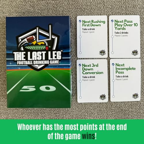 Football Drinking Game - Beer Pressure The Last Leg with 100 Cards