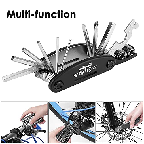 16-in-1 Bike Repair Tool Kit with Tire Levers & Wrenches