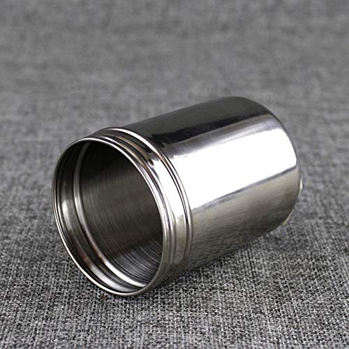 Stainless Steel Powder Sugar Shaker with Lid - Fine Mesh Sifter