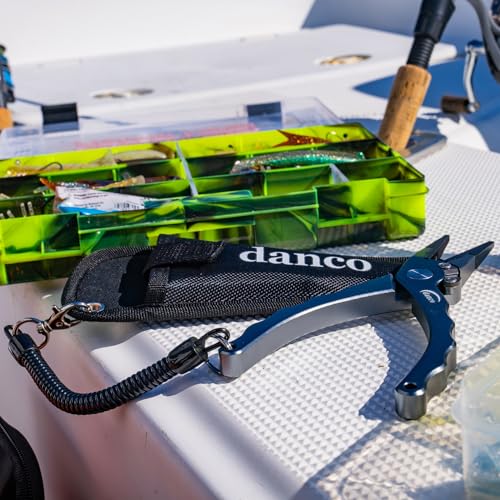 Danco 7.5 Inch Aluminum Fishing Pliers with Tungsten Carbide Cutters - Model Included