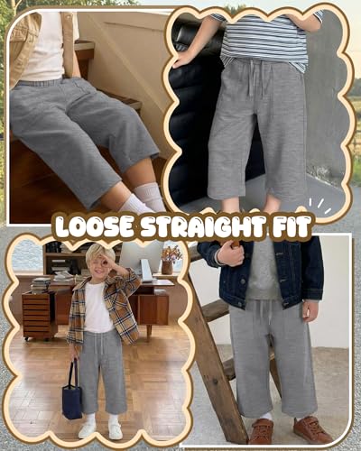 Boys Wide Leg Capri Pants - Soft, Breathable Fabric