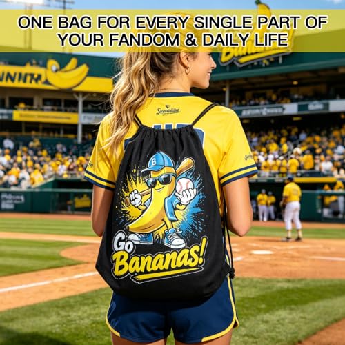 Savannah Bananas Drawstring Bag - Durable Sports & Daily Use