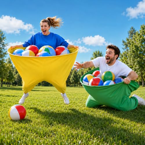 Giant Granny Pants Yard Game Set - Outdoor Big Pants Party Toss, 40x32 in