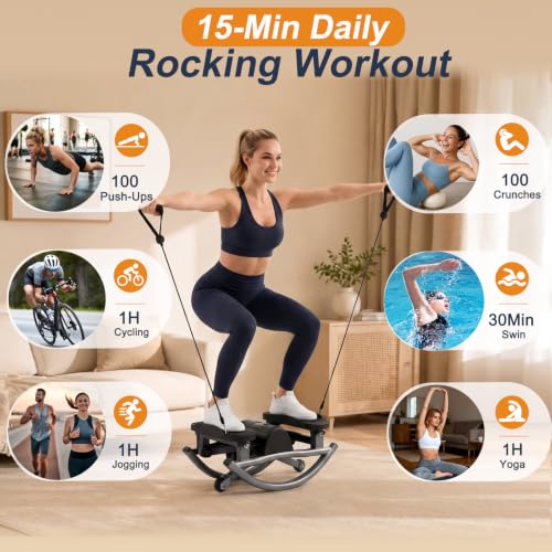 3D Lateral Motion Stepper Machine with Resistance Bands