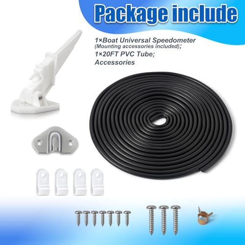 Boat Speedometer Kit with 20 FT Tube - Up to 80 MPH