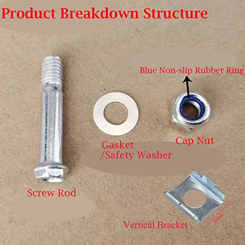 Children's Bicycle Training Wheels Mounting Screw Kit - 8 Sets