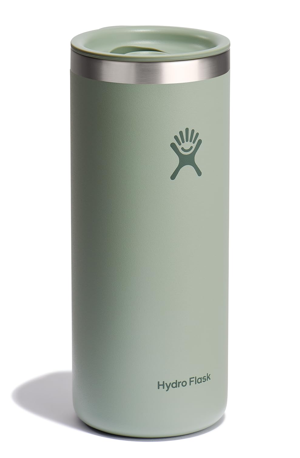 Hydro Flask Travel Coffee Cup – Insulated Stainless Steel, Non-Spill, Leak Resistant to-Go Coffee Tumbler 20 Oz Agave Green