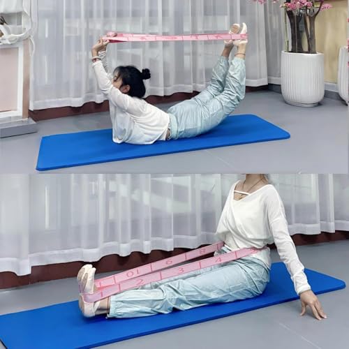 Multi-Loop Stretch Band - Yoga, Pilates, Ballet - Pink - 11 Loops