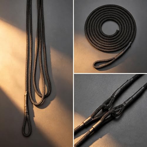 Durable Pilates Reformer Pull Ropes - 9-Foot Replacement Straps (2 Pack)
