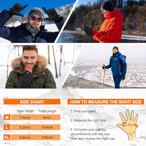 Windproof Water-Resistant Thermal Cycling Gloves - Medium