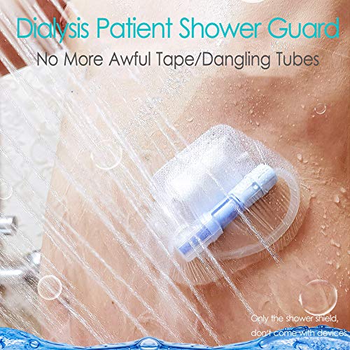 GoToHere 12x14 Inch Waterproof Wound Shower Cover - Latex-Free, Transparent Dressing (Pack of 14)