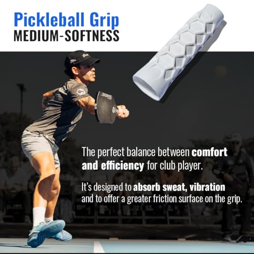 Pickleball Paddle Grip - 5.25in Medium - Anti-Sweat & Vibration Reduction