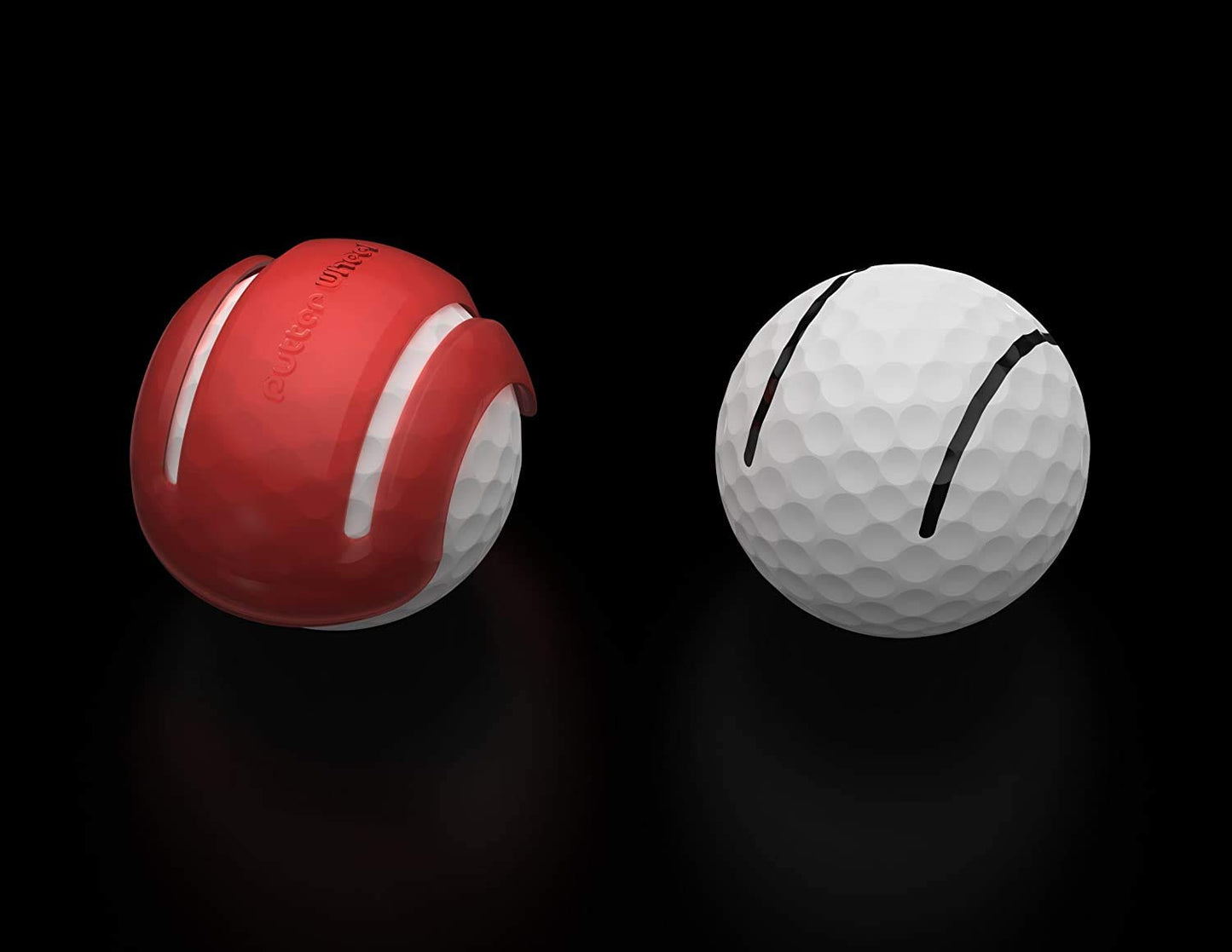 PUTTERWHEEL PutterWheel Golf Ball Putting Training Aid - 1 Pack - Golf Training System - Practice Green or Mat - Accuracy Trainer with Instant Feedback