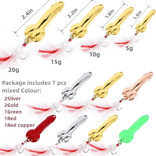 10g Topwater Fishing Lures Kit - Assorted Colors & Custom Hooks