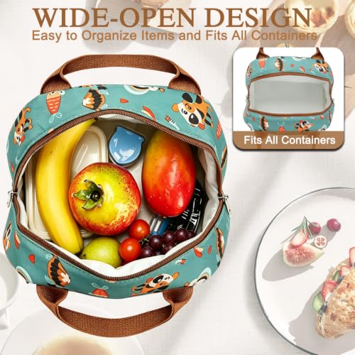 Insulated Lunch Cooler Bag - Tote Organizer for Dog