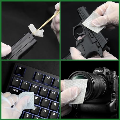 1000PCS Gun Cleaning Patches - Lint Free Cotton Cloths