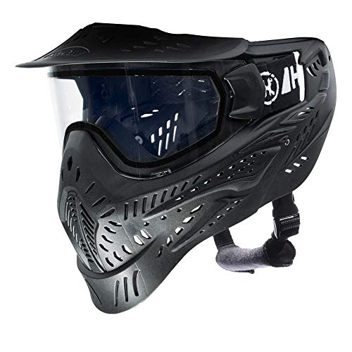 HSTL Goggle Paintball Airsoft Mask - Anti Fog Thermal Lens - Black/Clear