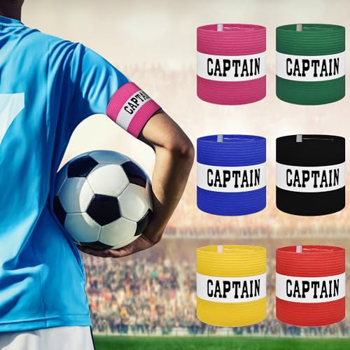 Adjustable Soccer Captain Armband - Pink Elastic Arm Band