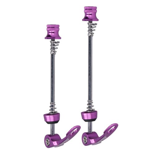 FLEXMAN 1 Pair Universal Bikes Axle, Road Mountain Bikes Quick Release Skewers Bike Front Rear Skewer Accessory (Purple)
