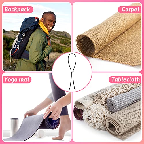 8 Yoga Mat Straps - Adjustable Carrier Bands for Most Mats