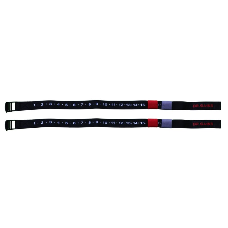 Dr. Gains Premium Nylon & Metal Buckle BFR Bands | Blood Flow Restriction Bands for Occlusion Training Weight Lifting (Arms)