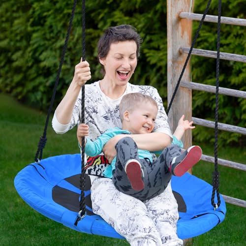 40" Heavy Duty Tree Swing for Kids & Adults - Blue