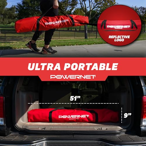 Portable Soccer Goal 12x6 FT - Quick Setup with Carry Bag