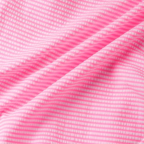 Girls' Bright Pink 6-7 Years Scalloped One-Piece Swimsuit with Ruffles - Kids Swimwear