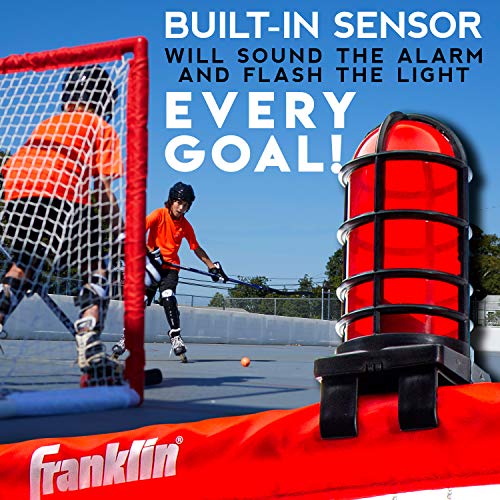 Light-Up Mini Hockey Goal Set with Sound Alarm & Stick