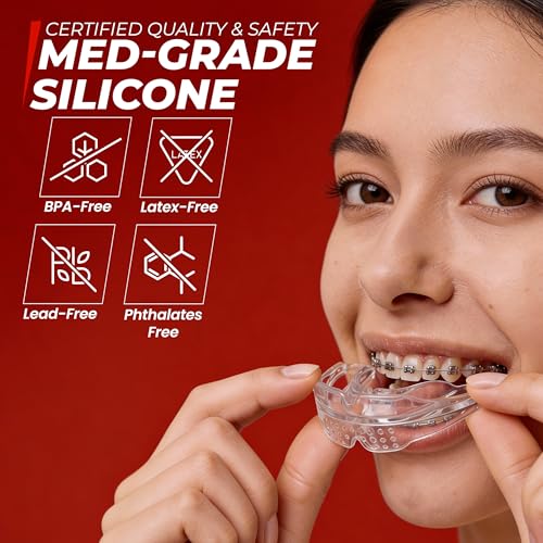 Kids Mouth Guard for Braces - No-Boil, Dual-Arch Protection