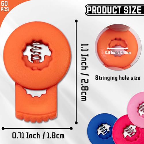 60 Pcs Baseball Glove Locks - Multicolor Needle Stoppers