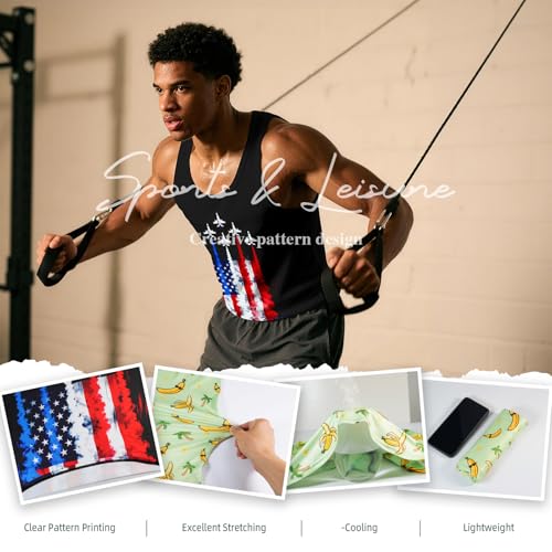 Men's 3D Graphic Tank Top - Quick Dry Workout Shirt