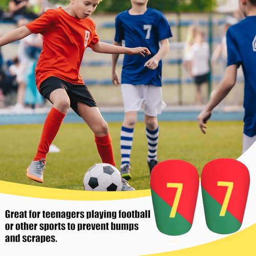 Mini Soccer Shin Guards - Lightweight Impact-Resistant Pads