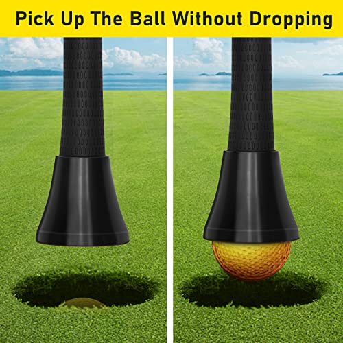 Golf Ball Retriever - 4 Pack Suction Cup Grabber Tool for Putter