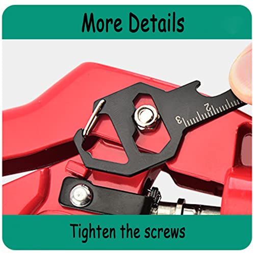 2PCS Stainless Steel Keychain Multi Tool - 6-in-1 EDC Gadget