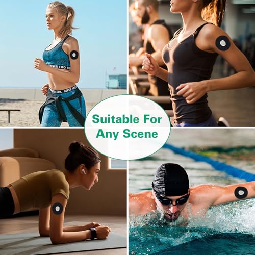 Adhesive Patches for G7 Sensor - 30pcs Waterproof Black